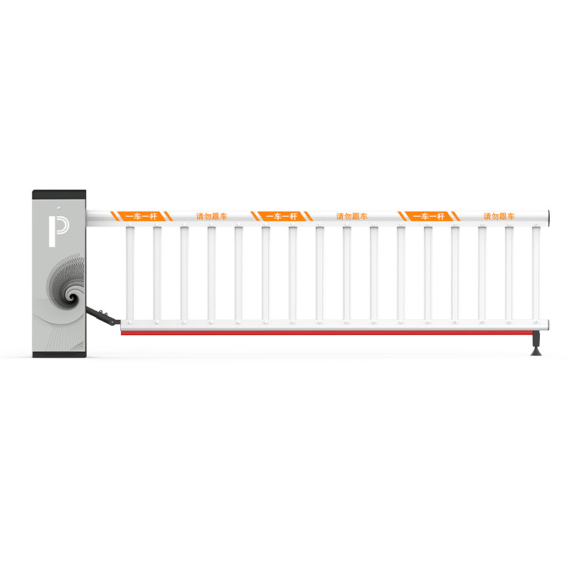 Intelligent Identification License Plate Parking Lot automatic gate barrier led heavy duty electric boom barrier gate