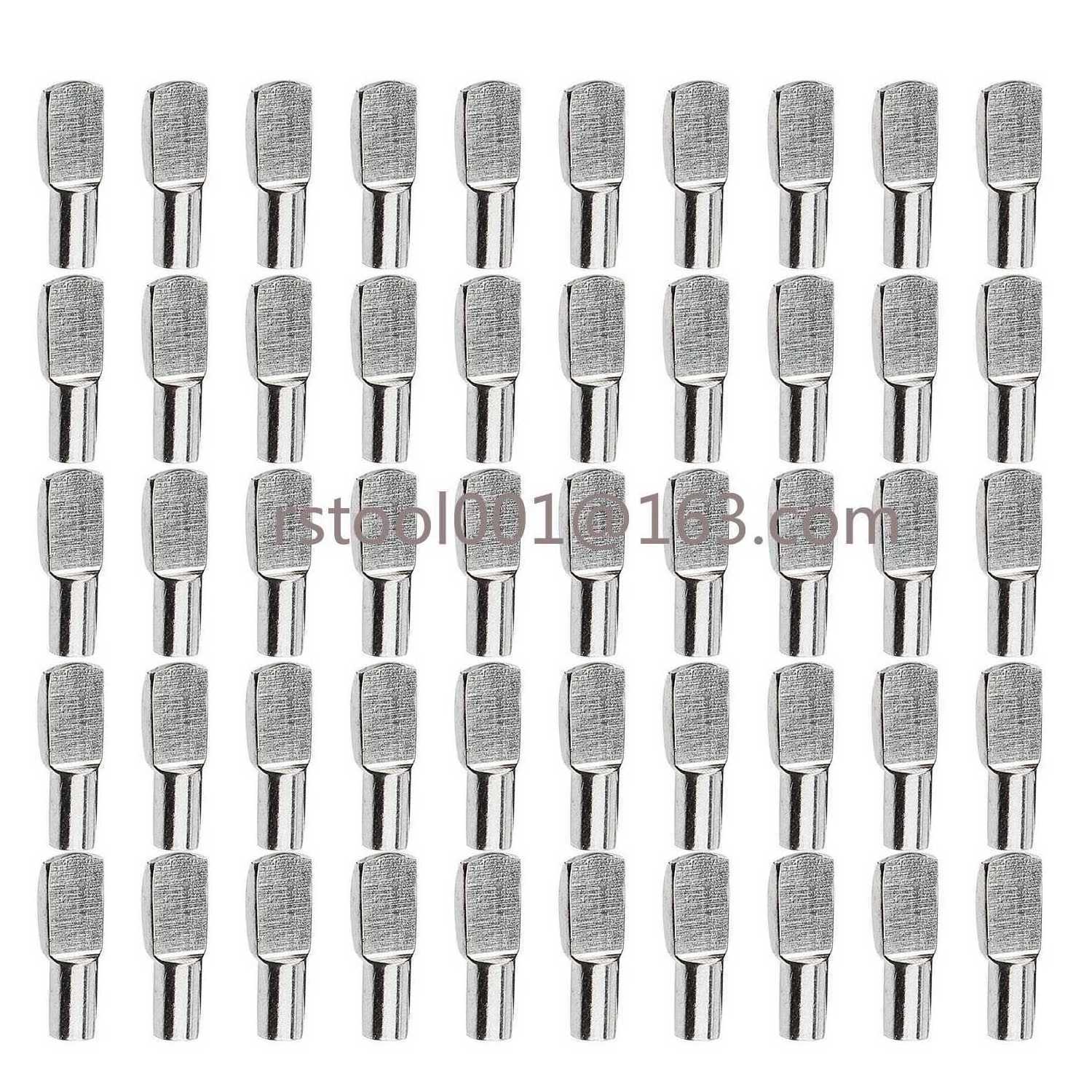 1000pcs/set  5mm Shelf Pins, Spoon Shape Cabinet Furniture Shelf Support Pegs Nickel Plated shelf pins