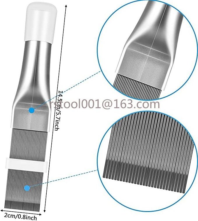 3pcs Air Conditioner Condenser Fin Cleaning Brush, Stainless Steel Fin Comb Cleaner, Refrigerator Coil Cleaning Whisk Brush Rake