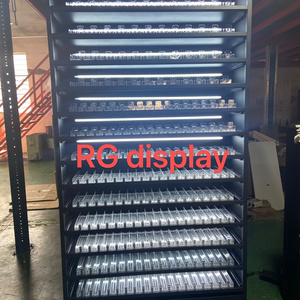 Factory Custom Smoking Shop Tobacco Shop Display Furniture Metal Display Shelf with led Smoke Shop Cigarette Display Rack