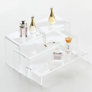 Acrylic Display Risers Stand, Jewelry Display Riser Shelf Showcase Fixtures  acrylic risers & display cubes