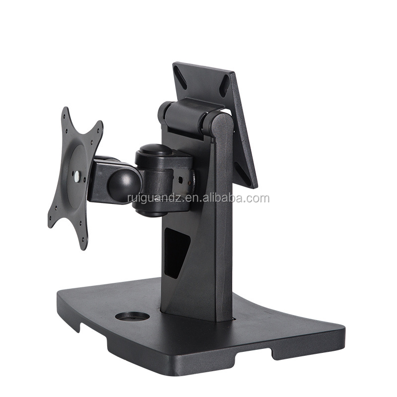 Adjustable computer monitor stands for double sided led tv screen