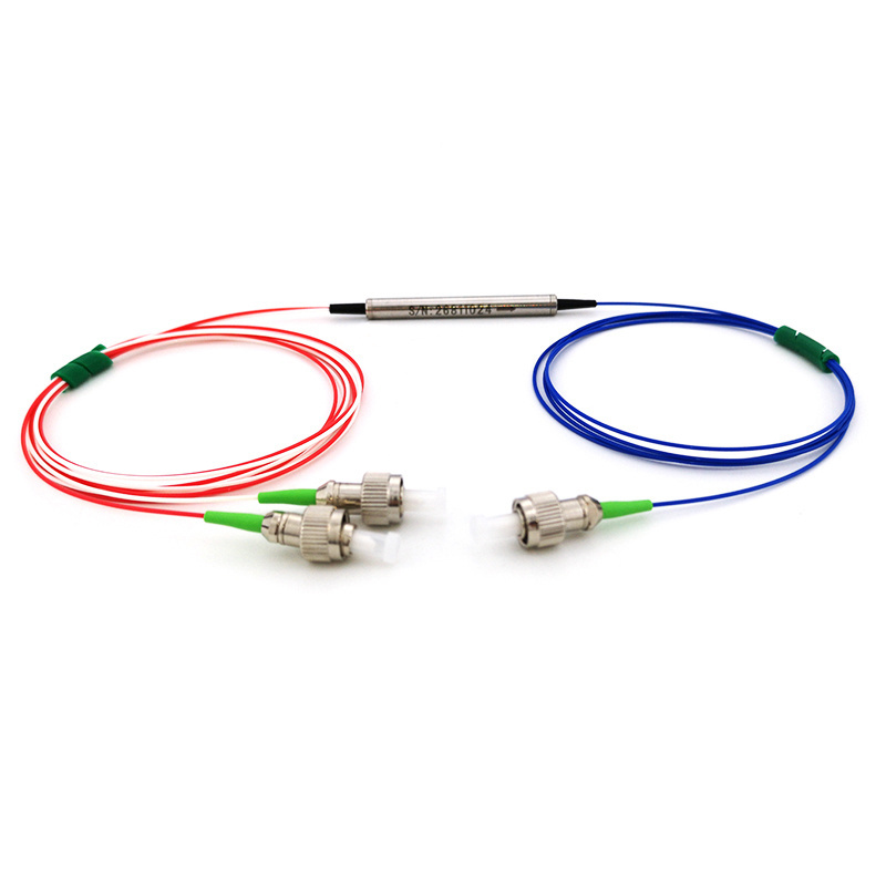 Fiber Optic Circulator For DWDM systems 1310nm 1550nm 3 Port Polarization Insensitive Optical Circulator