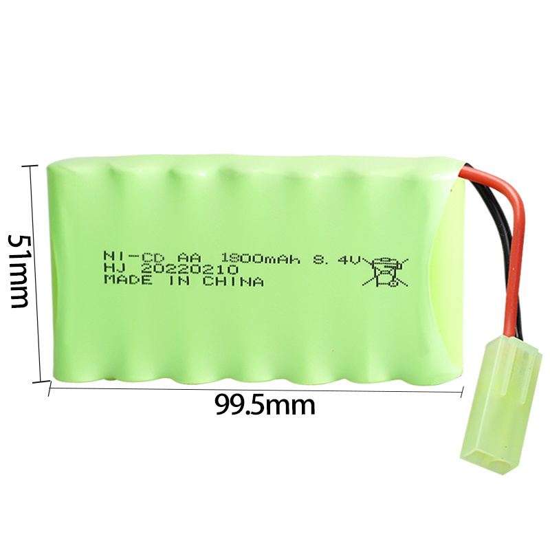 Factory Direct sales 8.4V 1800mAh AA Firewheel Vehicle Toy Truck Trailer battery Fan Rechargeable NIMH battery