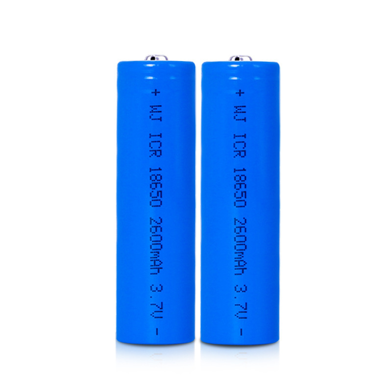 18650 rechargeable lithium battery 2600mAh full capacity A grade headlight strong light flashlight large capacity battery 3.7V