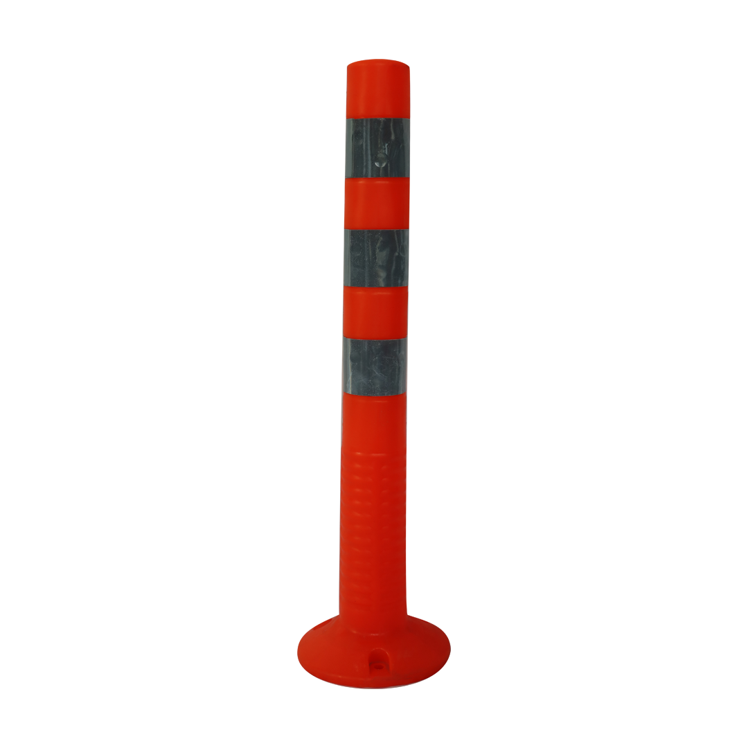 Customized road delineator lane divider flexible warning post pu traffic reflective pole warning post