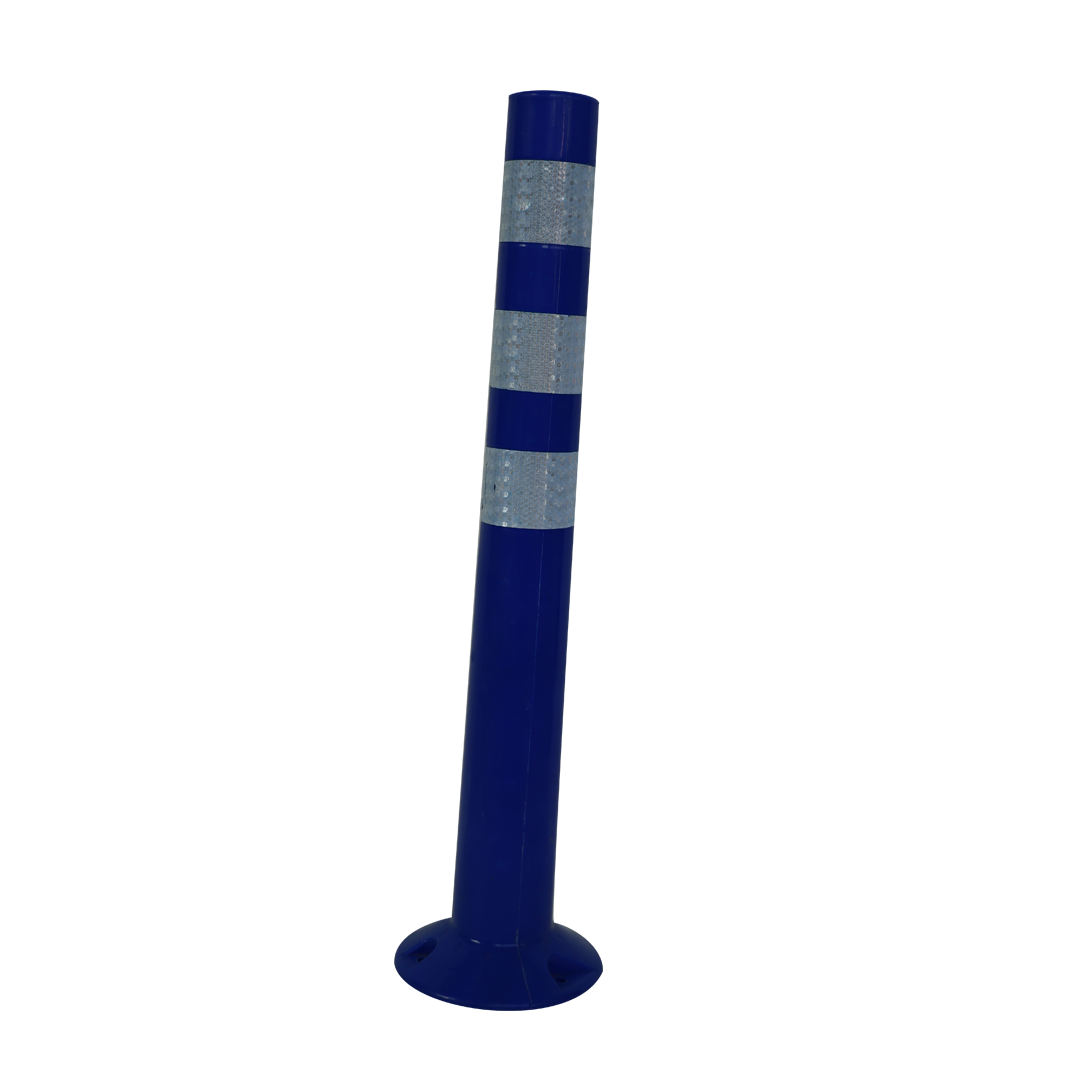 Customized road delineator lane divider flexible warning post pu traffic reflective pole warning post