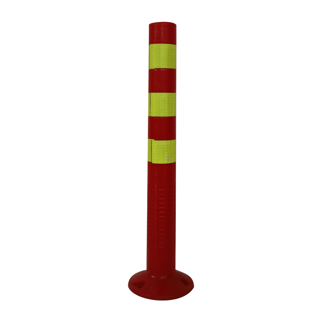 Customized road delineator lane divider flexible warning post pu traffic reflective pole warning post