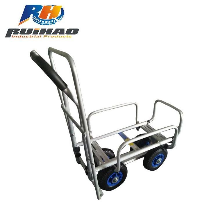 Aluminum Alloy 4 wheel Foldable Tool Cart Folding Hand Trolley