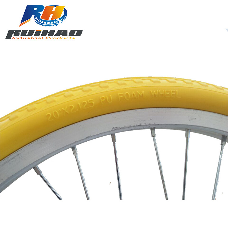 Natural 20 Inch PU Foam Filled Tire Bicycle Tire