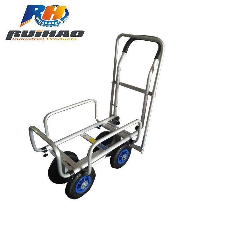 Aluminum Alloy 4 wheel Foldable Tool Cart Folding Hand Trolley