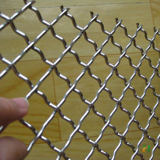 China Factory cheap price Stainless Steel woven crimped wire mesh