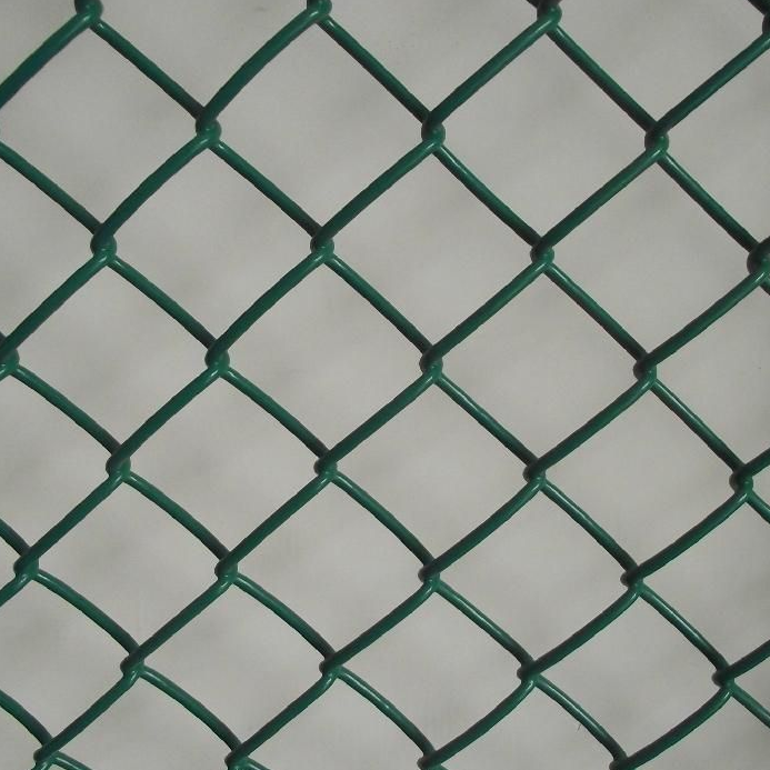 High quality hot dipped galvanized diamond wire mesh used chain link fence for sale factory price