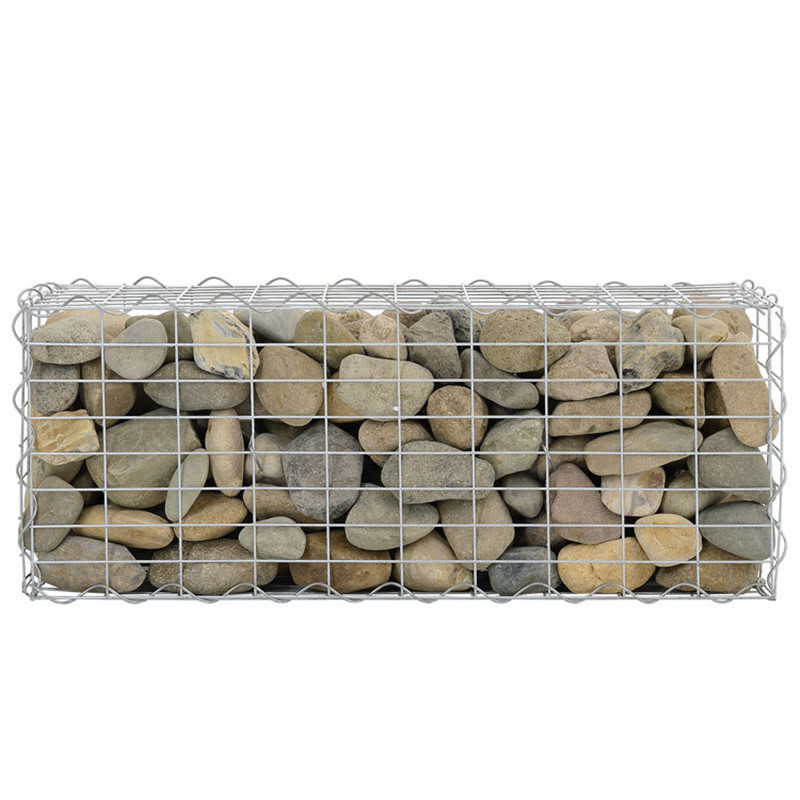 PVC coated Galvanized hexagonal woven wire mesh gabion price/ 3*1*1m double twist Gabion Box