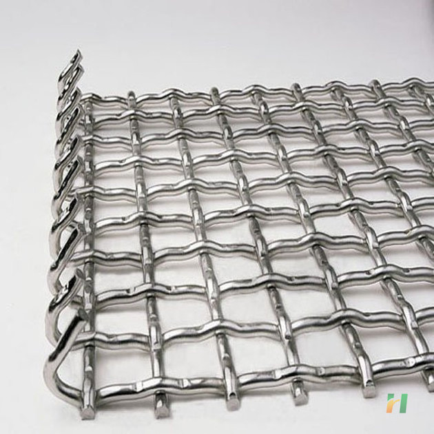 China Factory cheap price Stainless Steel woven crimped wire mesh