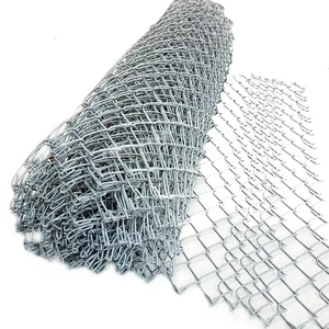 Wholesale Prices Diamond Iron Wire Mesh Netting Panel Galvanized Industry Chain Link Fence For Sale