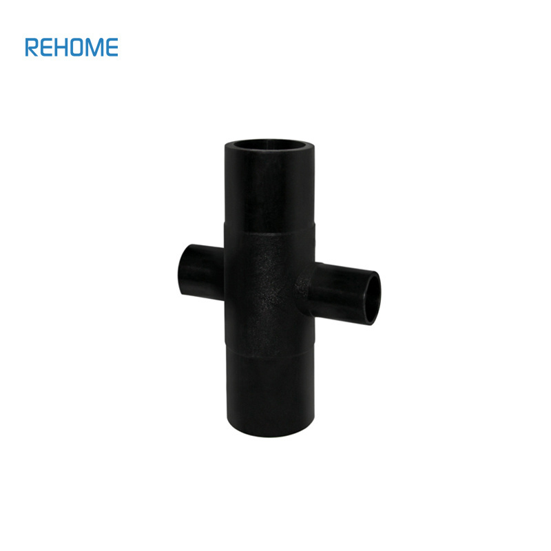 Quality assurance hdpe pipe fittings 4 way cross tee price list