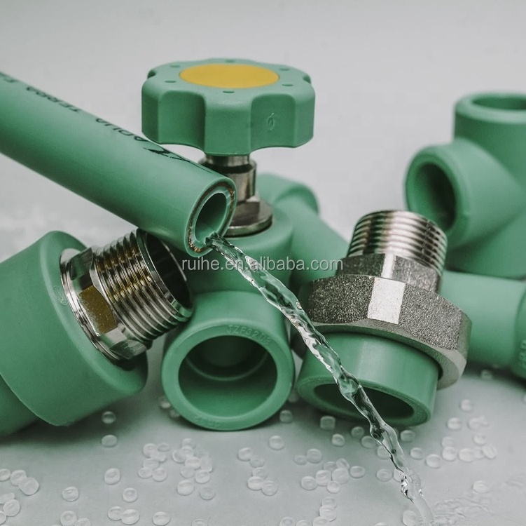 20mm 25mm 32mm 63 mm plastic tube PPR tube hot Water Supply green color SDR 11 pipe