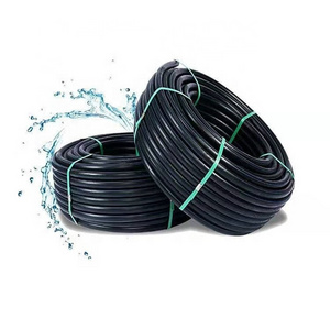 1 inch poly black plastic Farm Irrigation System Coiled Pipe Water HDPE pe roll pipe for irrigation