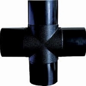 Quality assurance hdpe pipe fittings 4 way cross tee price list