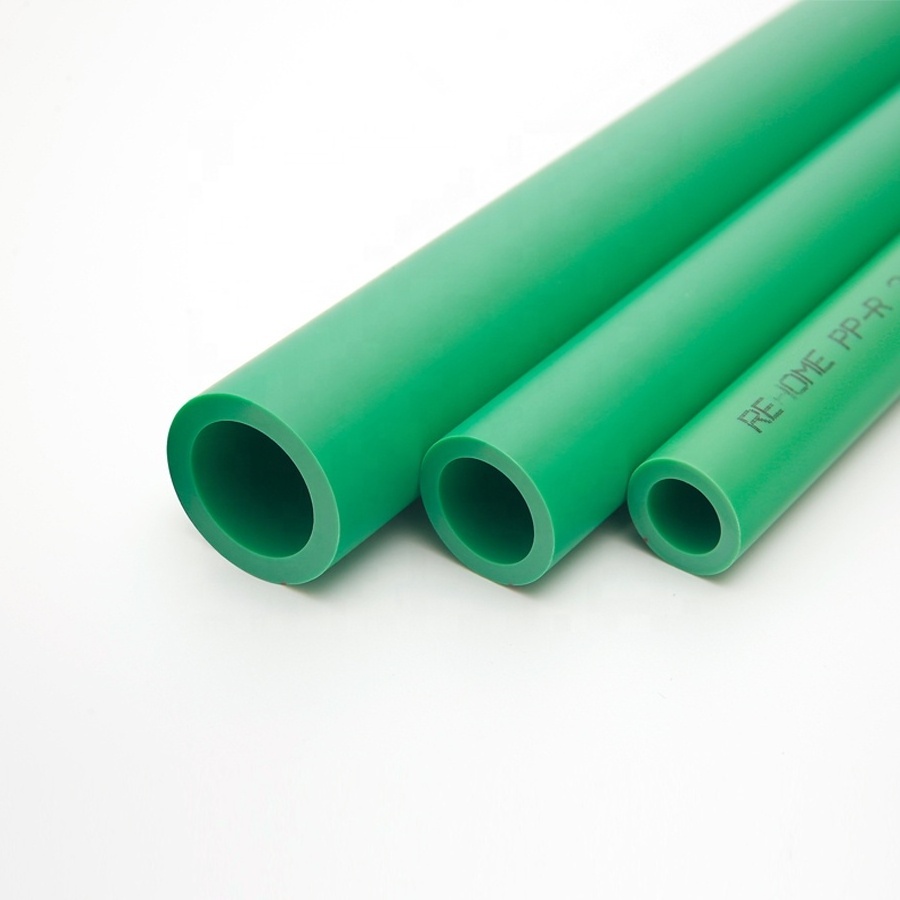 Germany Standard Water Plumbbing Supply Ppr Pipe Factory Plastic Polypropylene Pipe Ppr Plumbing Green Pn20/25 Ppr Pipes