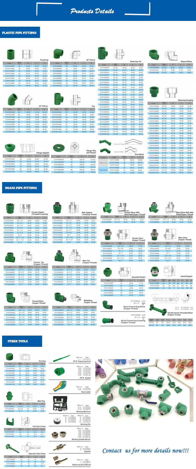 REHOME ISO15874 polypropylene pipe fittings plumbing tube plastic ppr connector ppr pipe fitting for water pipe