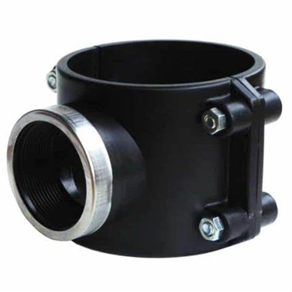 HDPE PE saddles clamps HDPE Pipe Fitting PN16 Irrigation Accessories