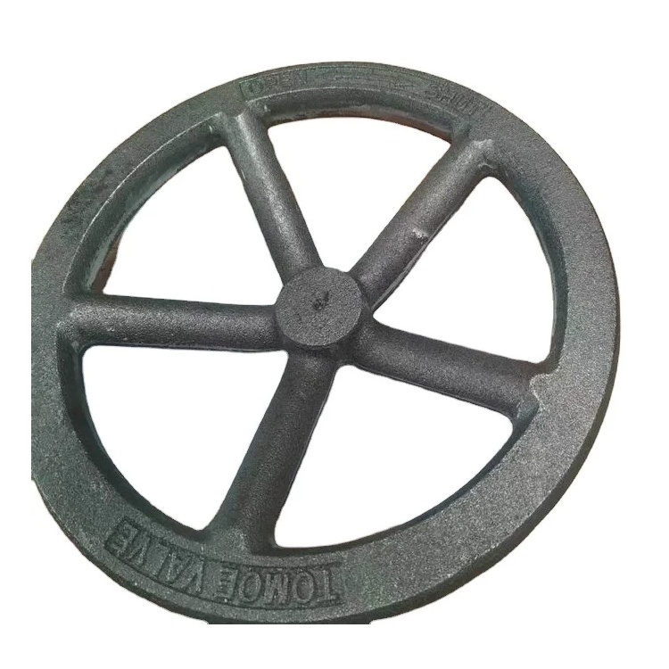 High Quality Customized Drawing Design Die Casting Parts Services Cast Iron Pulley Flywheel