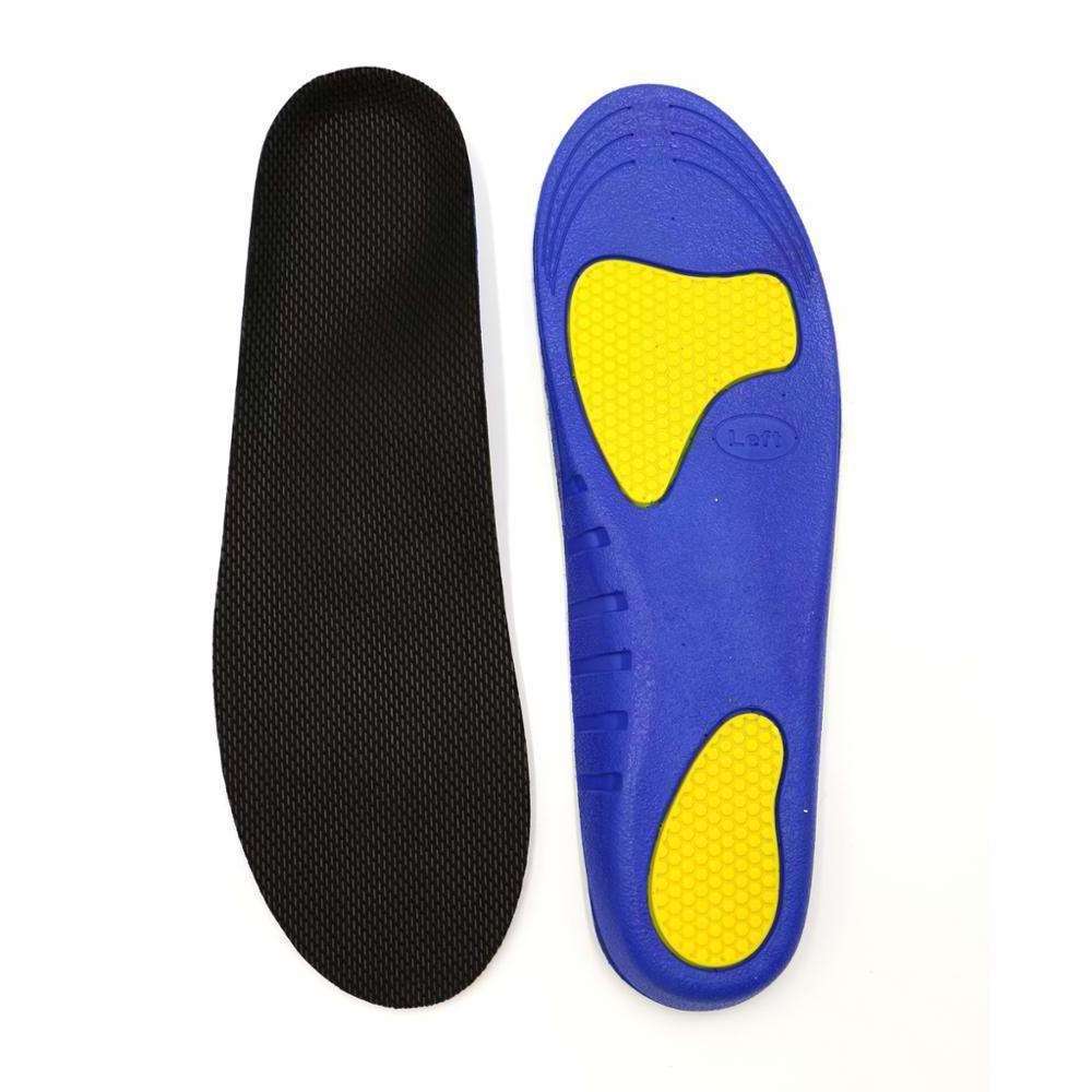 Free Sample Super Soft Lightweight Porous Breathable High Elastic Shock Silicone Latex Pu Foam Sports Shoe Insole