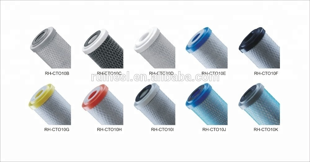 Activated carbon block CTO water filter cartridge for water purifier filter