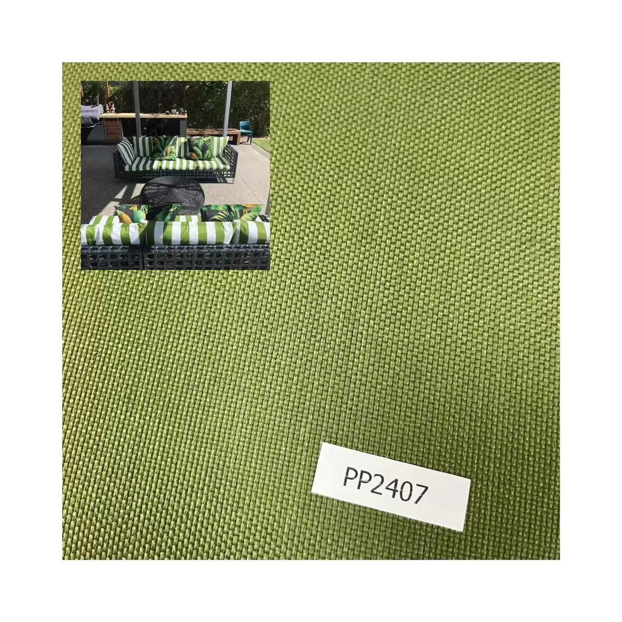 Factory Sale Eco-friendly waterproof sunproof 100%  polypropylene  fabric outdoor sofa cushion Olefin fabric