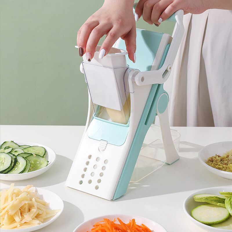 Multifunctional Portable Adjustable Hand Held manual vegetable cutter