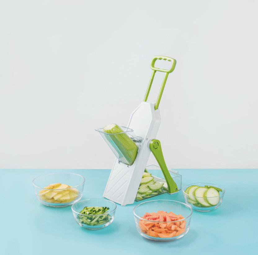 Hot Sale Adjustable 5 In 1 Spiralizer Cutter Vegetable Spiral Slicer Grater With Box Cheese Grater Vegetable Cutter