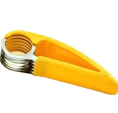 Banana Slicer Stainless Steel Fruit And Vegetable Salad Peeler For Grape Banana Strawberry Fruit Slices Kitchen Cutter Tools