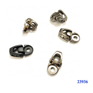 Fashion men metal shoe lace hooks with rivets for climbing hoot