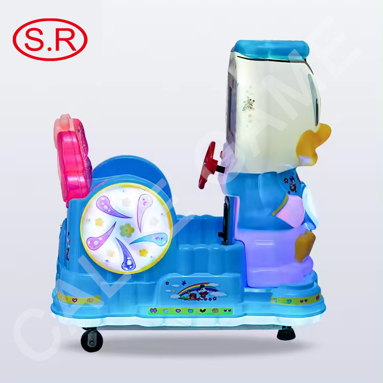 new style for Coin Operated Games For Shopping Mall Arcade Baby Happy Kiddie Ride Swing Car Game Machine