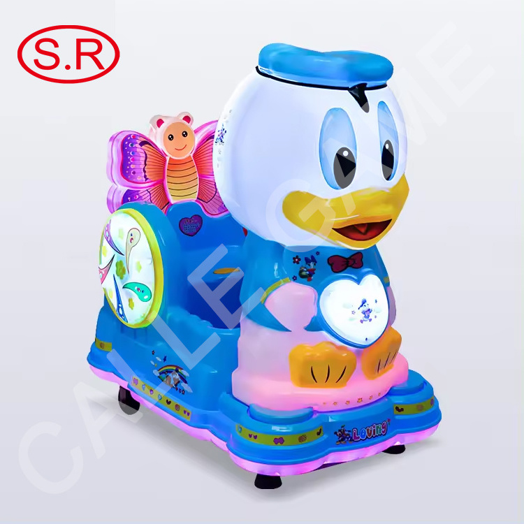 new style for Coin Operated Games For Shopping Mall Arcade Baby Happy Kiddie Ride Swing Car Game Machine