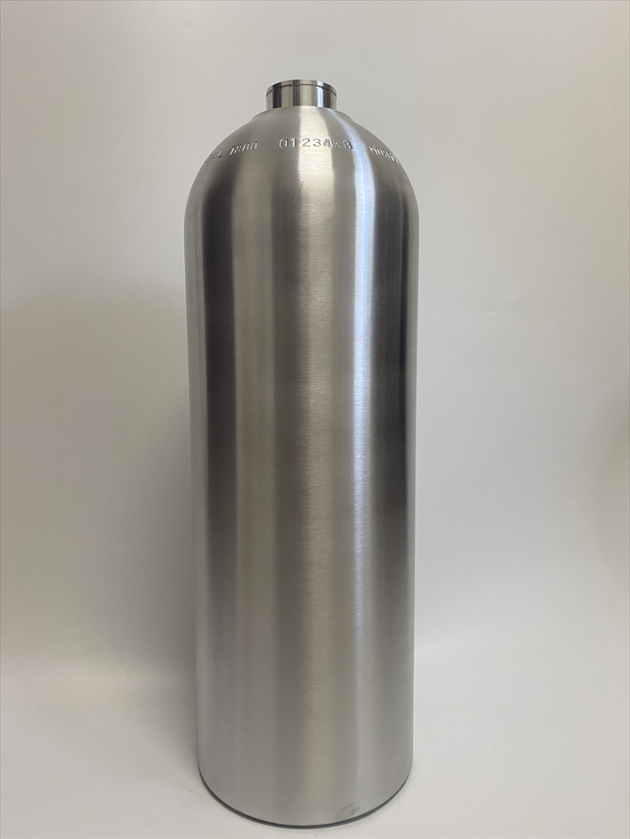 Industrial hydrogen gas price 13.4L empty oxygen cylinder small bottle