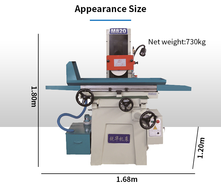 Chinese suppliers M820s high quality surface grinding machine price manual surface vertical grinder