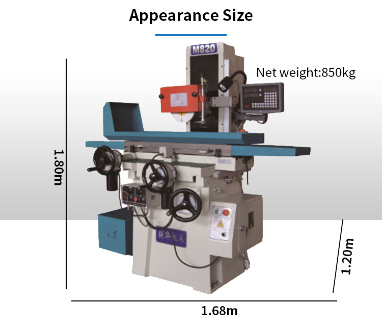 Chinese suppliers M820s high quality surface grinding machine price manual surface vertical grinder