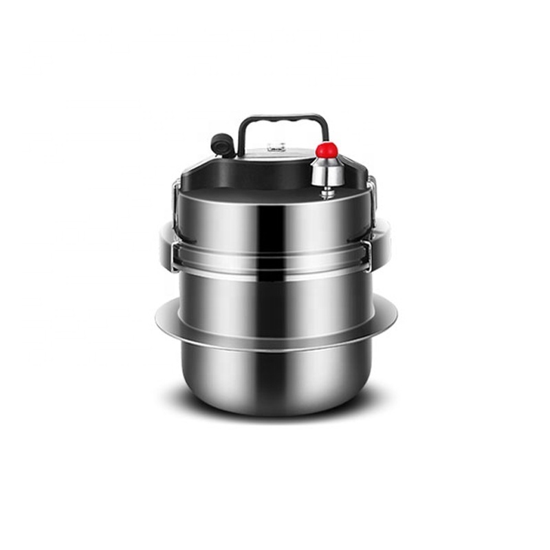 304 Three-layer Steel Food Grade Outdoor Pressure Cooker Non-stick Mini Pressure Cooker