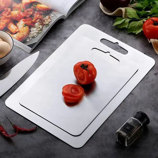 Food-Grade Pure Titanium Cutting Boards for Kitchen, Butcher Block Board for Meat