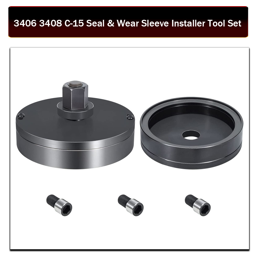 3406 3408 C15 Fits for Diesel Front and Rear Crank Oil Seal Wear and Sleeve Installer Diesel Tool Kit Replace for CAT Engines