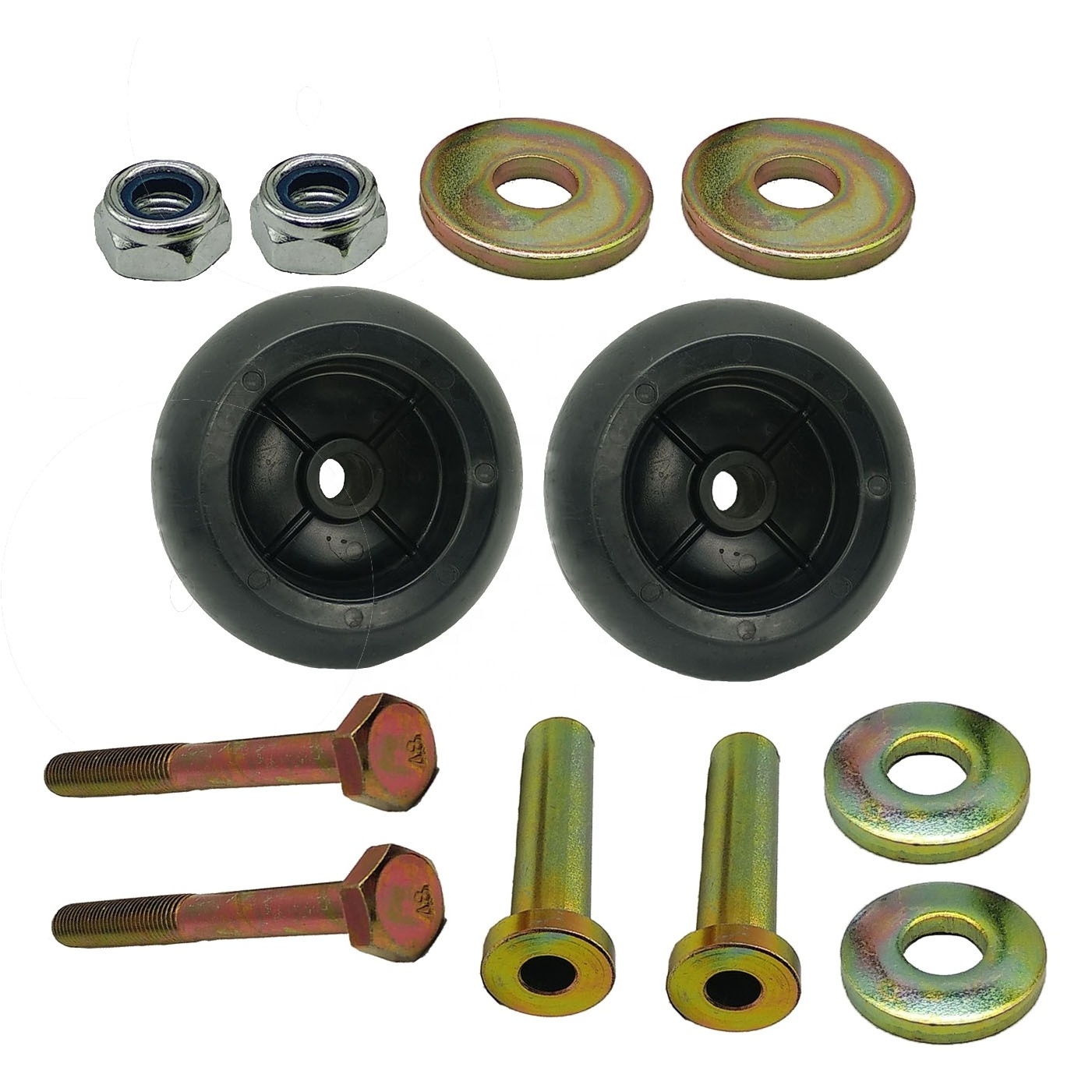 6 PACK  NEW Exmark Mower Anti Scalp Deck Wheel+KIT For 103-3168 103-7263 103-4051  103-4051 1-603299