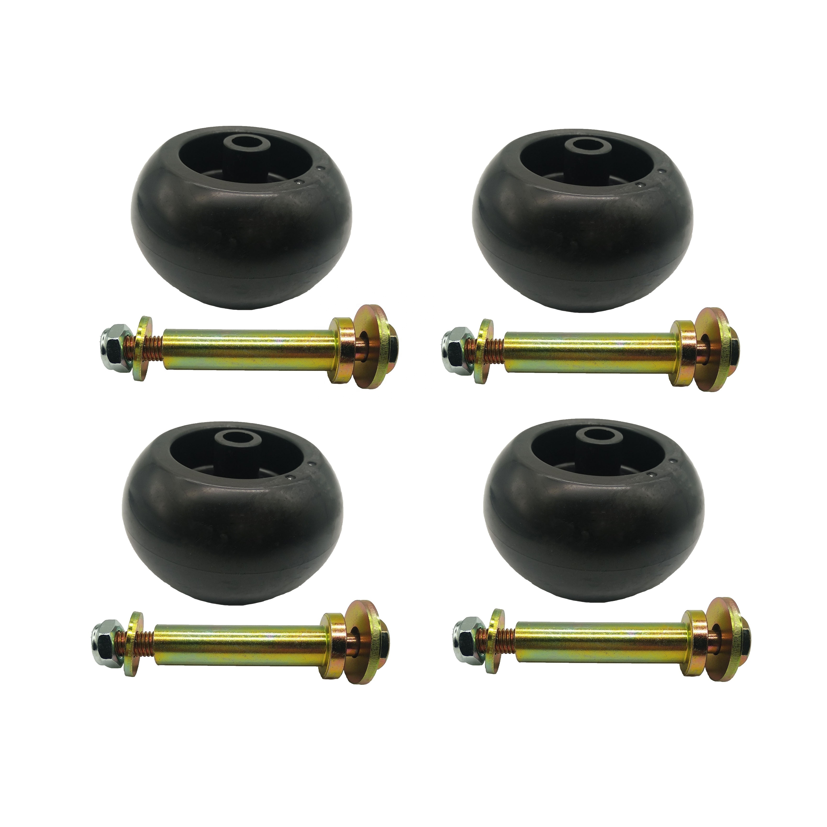 4 PACK  NEW Exmark Mower Anti Scalp Deck Wheel+KIT For 103-3168 103-7263 103-4051  103-4051 1-603299