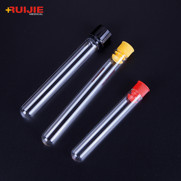 High Quality Disposable Plastic Test Tube Screw Cap