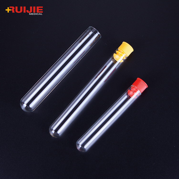 High Quality Disposable Plastic Test Tube Screw Cap