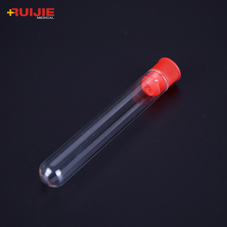 High Quality Disposable Plastic Test Tube Screw Cap