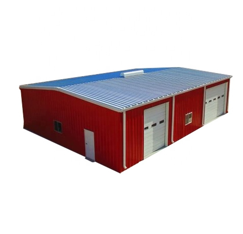 prefabricated workshop prefab steel structure farm storage warehouse metal building kits