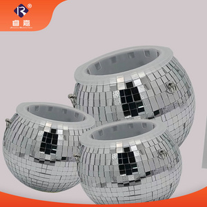 RJ03 Hot Selling Disco  Ball Planter Hanger  20cm Flower Pot  Mold Garden Supplies Home planter  auto water absorbs  stand pot